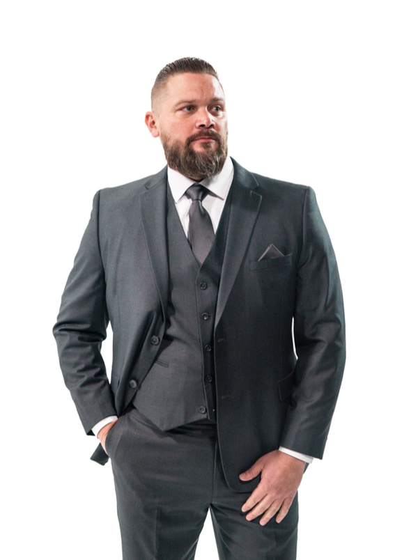 The Charcoal Grey Wedding Suit The Modern Groom - Main Image