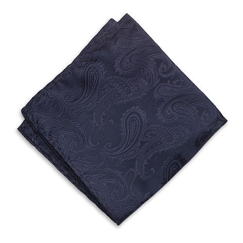 Navy Blue Paisley Neck Tie - The Modern Groom
