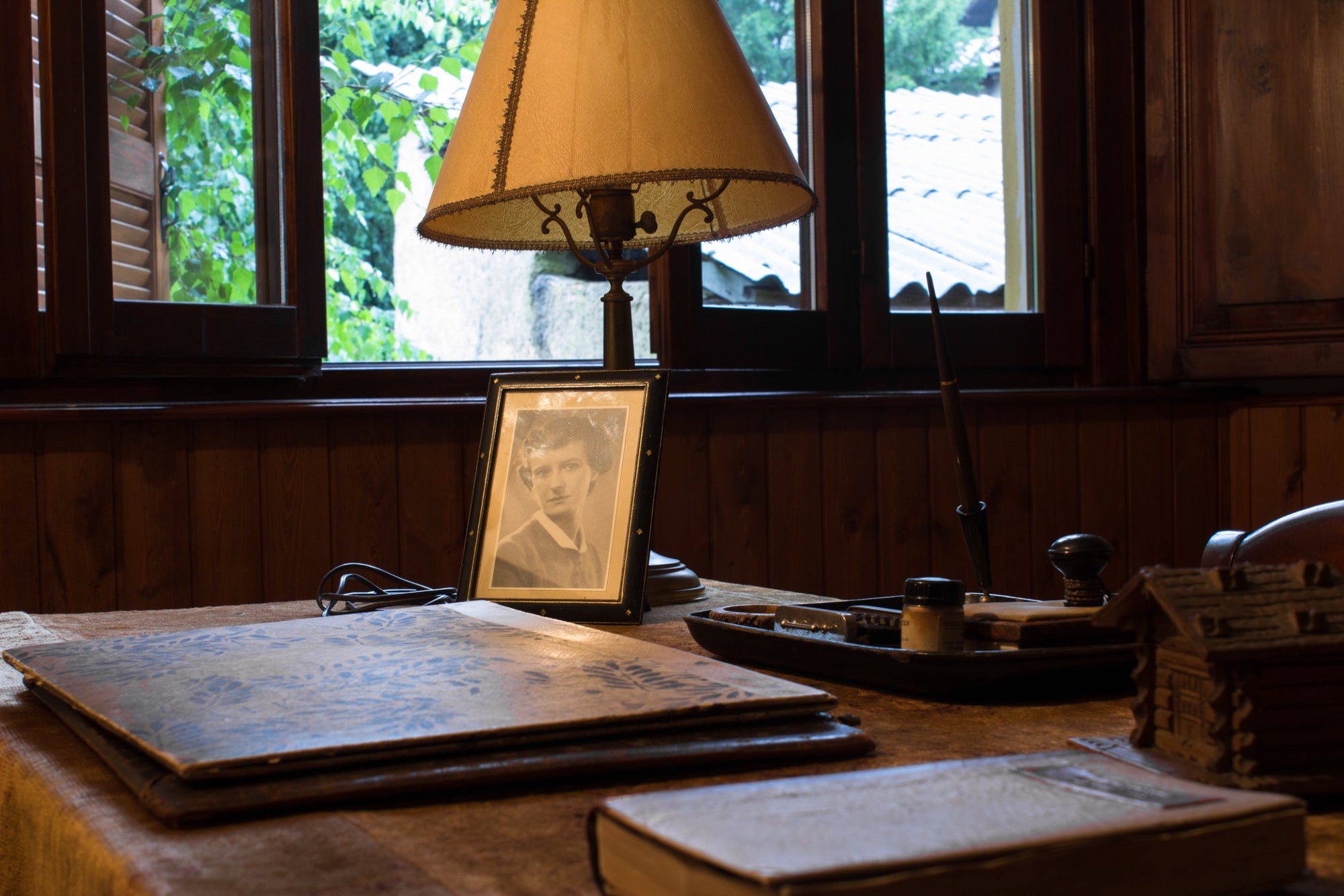 Interior view from a desk in the Hemingway House