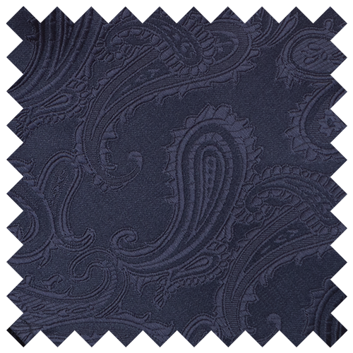 Navy Blue Paisley Swatch