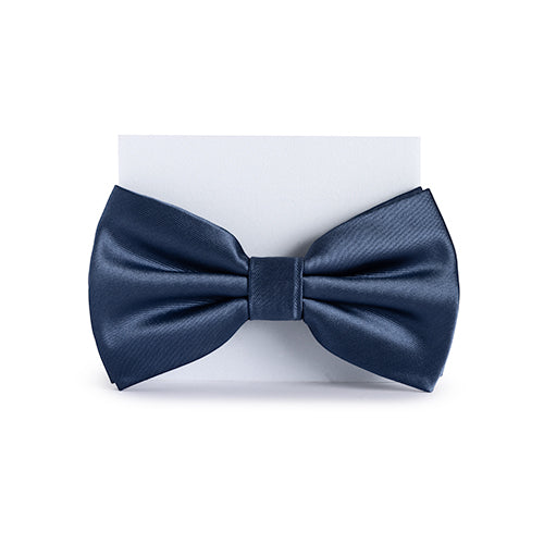 Deep Steel Blue Bow Tie