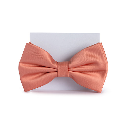 Salmon Pink Bow Tie