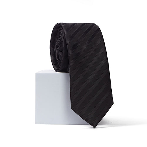 Black Stripe Neck Tie