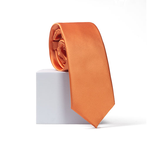 Tangerine Orange Neck Tie