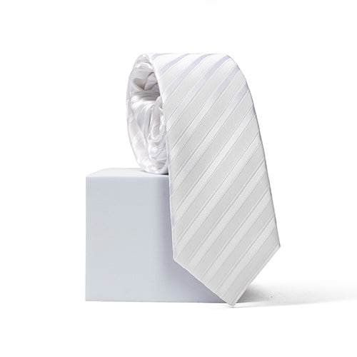 White Stripe Neck Tie