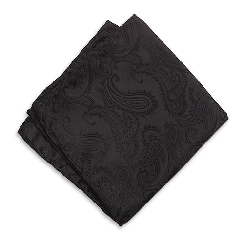 Black Paisley Neck Tie